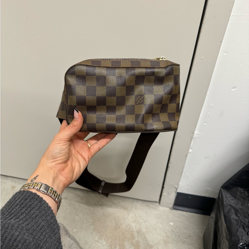 Louis Vuitton Geronimo DAMIER bumbag waist Fanny AUTHENTICATION FREE